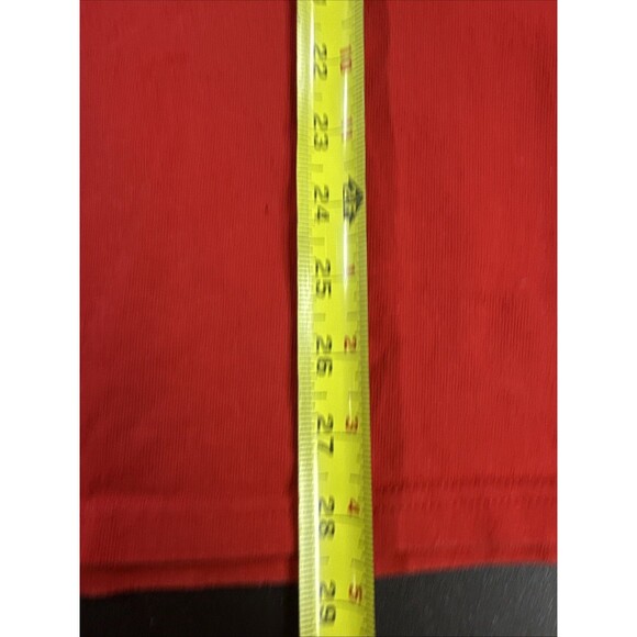 Vintage Champion Big Embroidered Stitched Logo T-shirt Mens Size Large Red - Picture 8 of 11